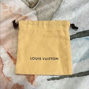 Louis Vuitton Beige Drawstring Bag